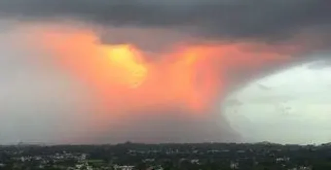 alerta amarelo de tempestade