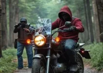 quadrilha rende motociclista com mata-leão