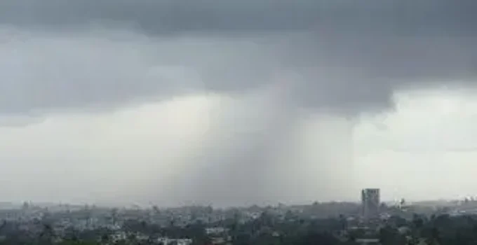 alerta laranja de tempestade