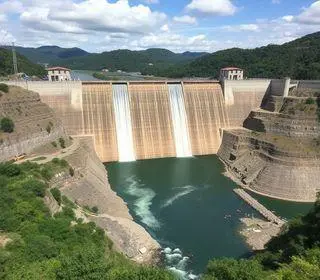obras em barragens