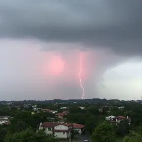 alerta amarelo de tempestade em Campinas
