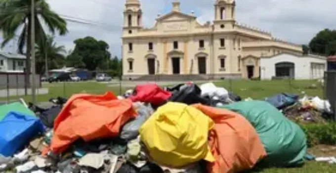 descarte irregular de lixo