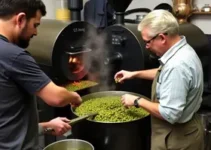 oficina sobre torra de café