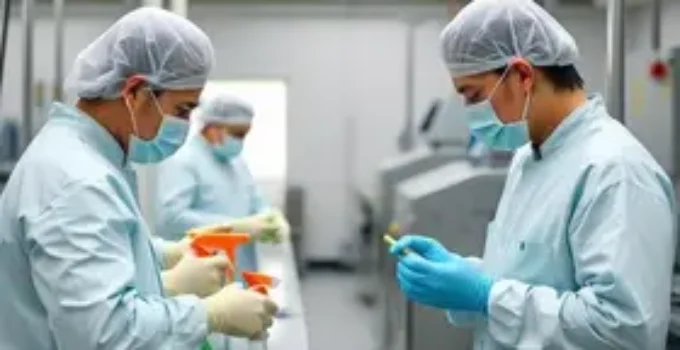 contaminação em produtos