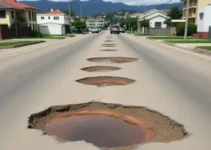 rua esburacada