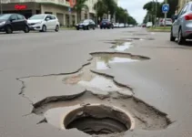 buracos na Rua Pinguim