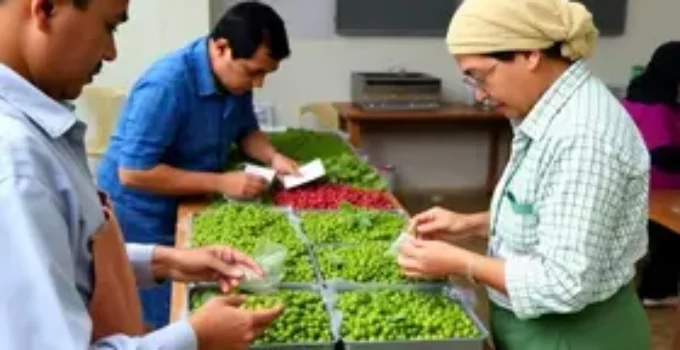 classificação e preparo de amostras de café