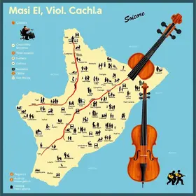 Mapa das Orquestras de Viola Caipira