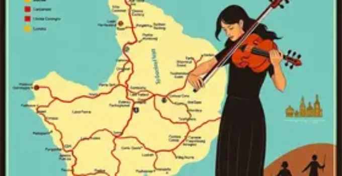 Mapa das Orquestras de Viola Caipira