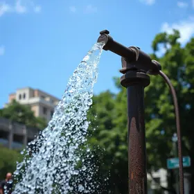 redução da pressão da água em SP