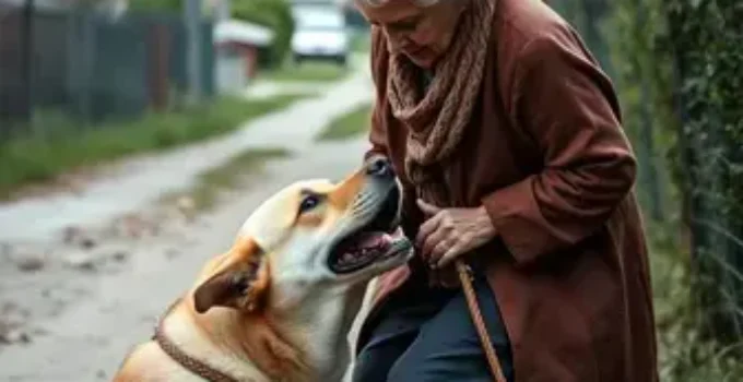 idosa atacada por cães em Amparo