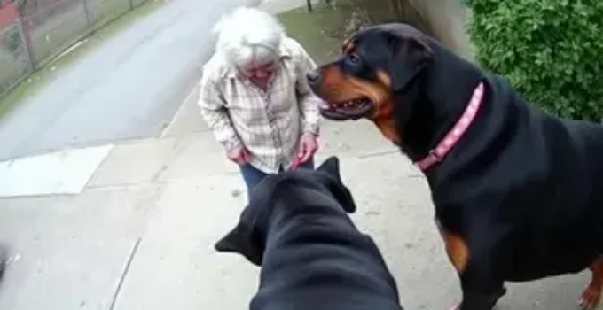 ataque de rottweilers