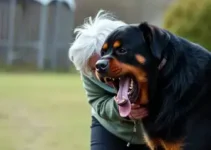 Idosa perde as orelhas após ser atacada por rottweilers