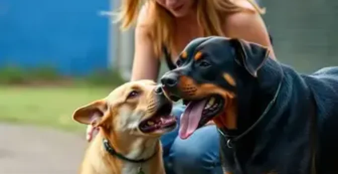 ataque de rottweilers